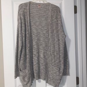Gray cardigan